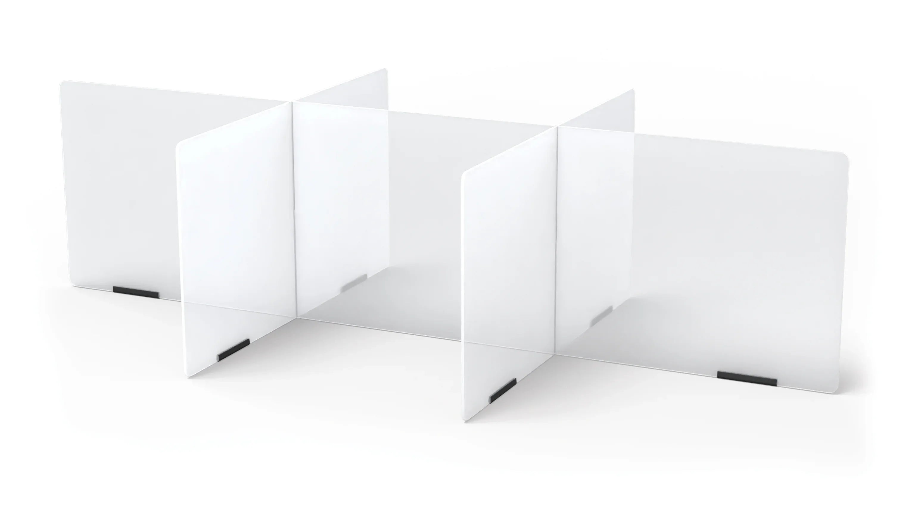 Jonti-Craft® See-Thru Table Divider Shields - 6 Station - 58.5" x 29.5" x 16"