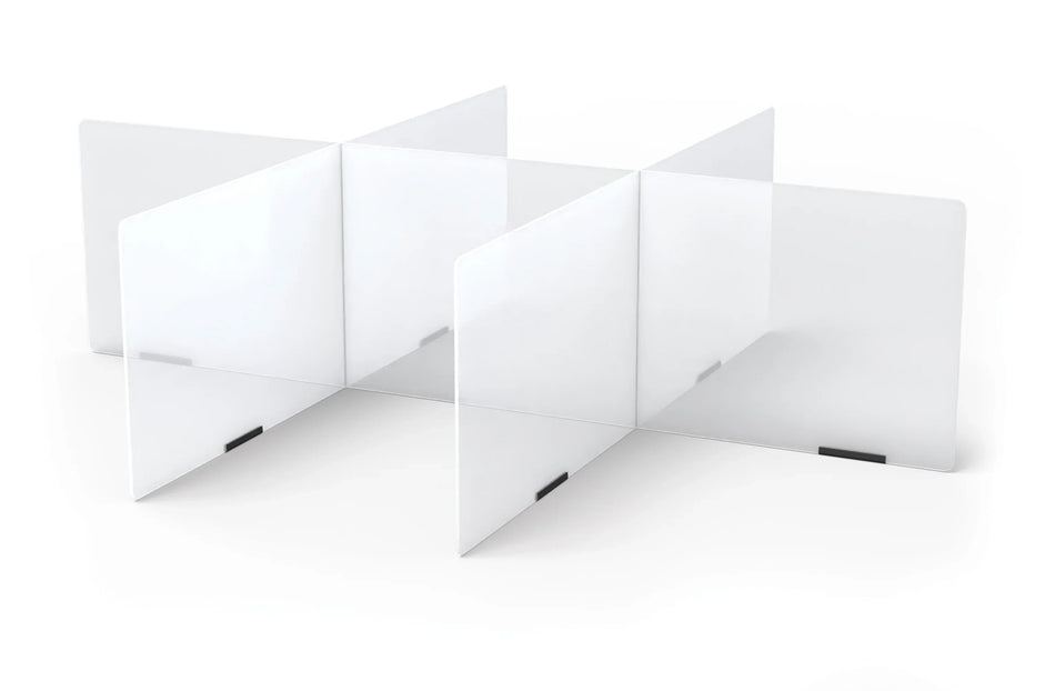 Jonti-Craft® See-Thru Table Divider Shields - 6 Station - 58.5" x 47.5" x 16"