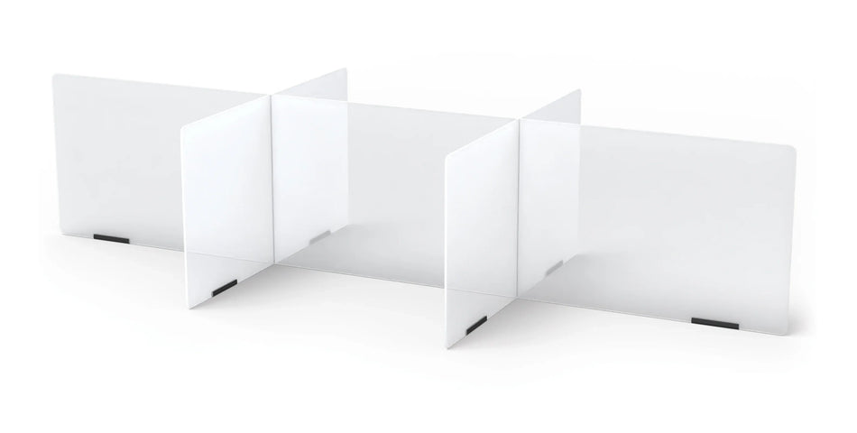 Jonti-Craft® See-Thru Table Divider Shields - 6 Station - 70.5" x 29.5" x 16"