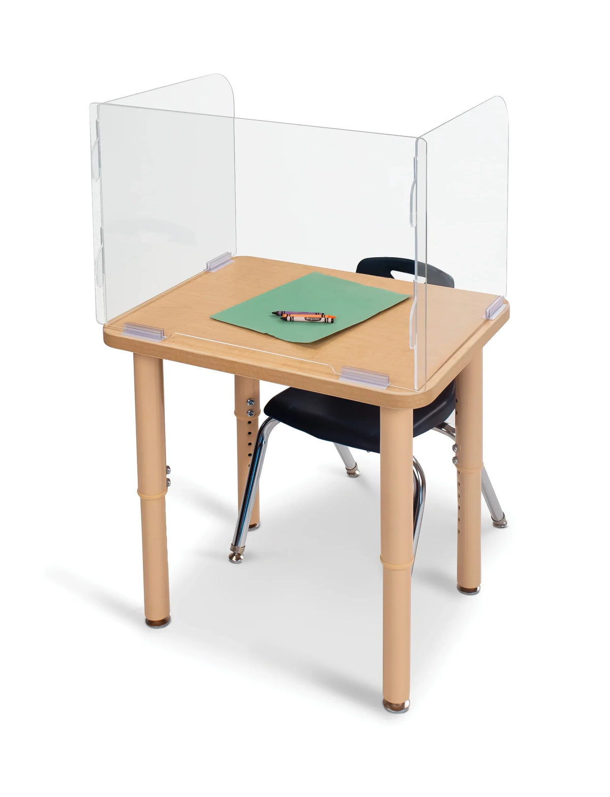 Jonti-Craft® See-Thru Student Desktop Shield -16.5" High