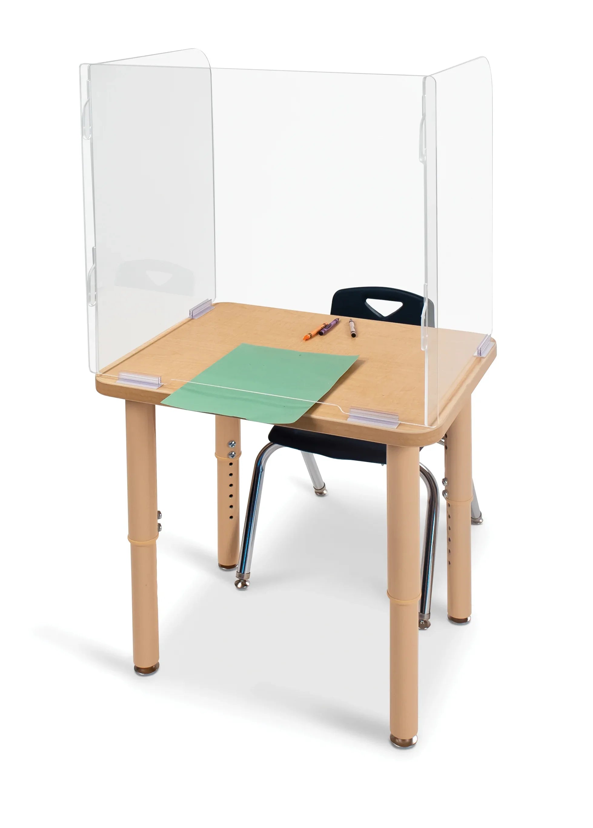 Jonti-Craft® See-Thru Student Desktop Shield - 24" High