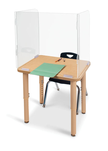 Jonti-Craft® See-Thru Student Desktop Shield - 24" High