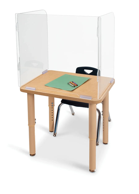 Jonti-Craft® See-Thru Student Desktop Shield - 24" High
