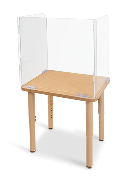 Jonti-Craft® See-Thru Student Desktop Shield - 24" High