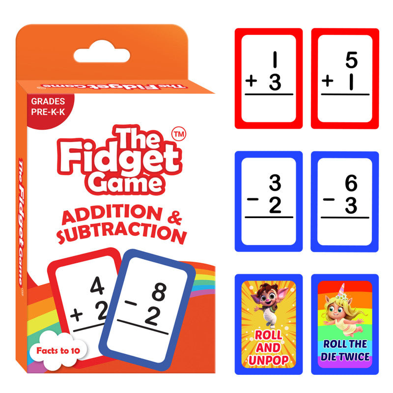 Addition and Subtraction Card Pack, Pre-K and Kindergarten