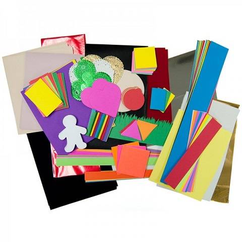 Hygloss Paper Remnant Activity Kit Treasure Box
