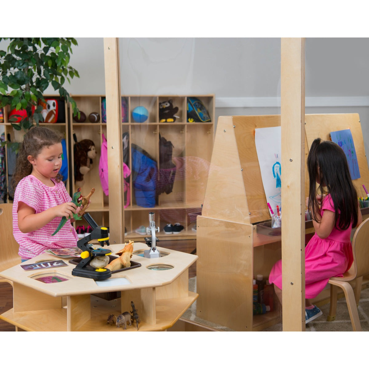 72" x 47.5" See-Thru Room Divider Made in the U.S.A.