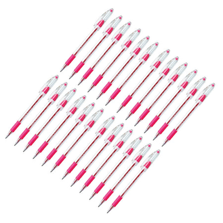 R.S.V.P.&reg; Ballpoint Pen, Fine Point, Pink, Pack of 24