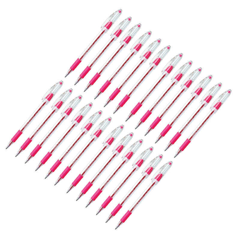 R.S.V.P.&reg; Ballpoint Pen, Fine Point, Pink, Pack of 24