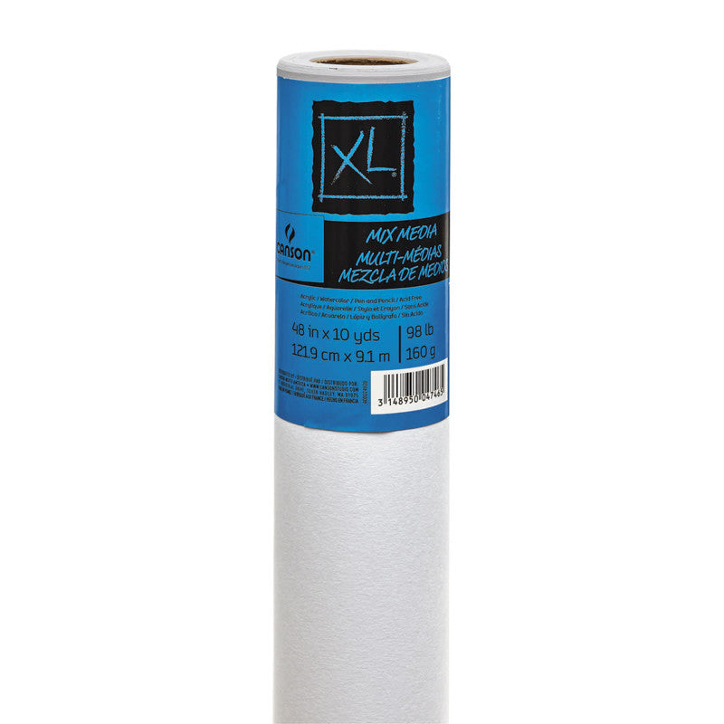 Mixed Media Paper Roll, 98lb, 48in x 10yd