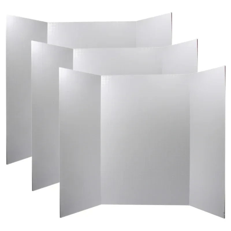Foam Presentation Board, White, 1/2" Faint Grid 28" x 22", Pack of 3