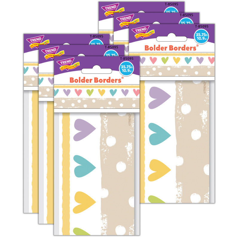 Take Heart Bolder Borders&reg;, 35.75 Feet Per Pack, 6 Packs