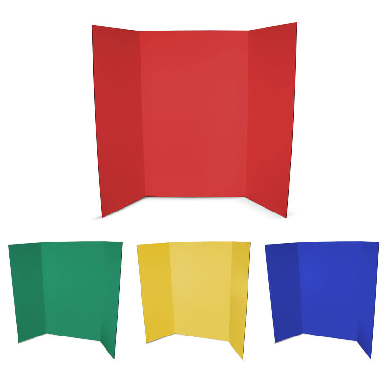 1-Ply Project Board, 36" x 48", Primary Colors, Pack of 4