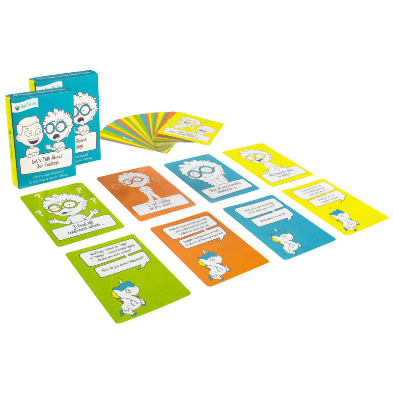 Let's Talk!: Conversation Starters for Kids to Discuss Feelings, 2 Sets