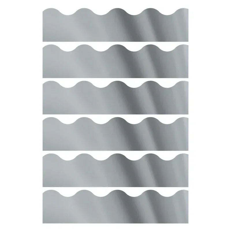 Silver Metallic Terrific Trimmers&reg;, 32.5 Feet Per Pack, 6 Packs