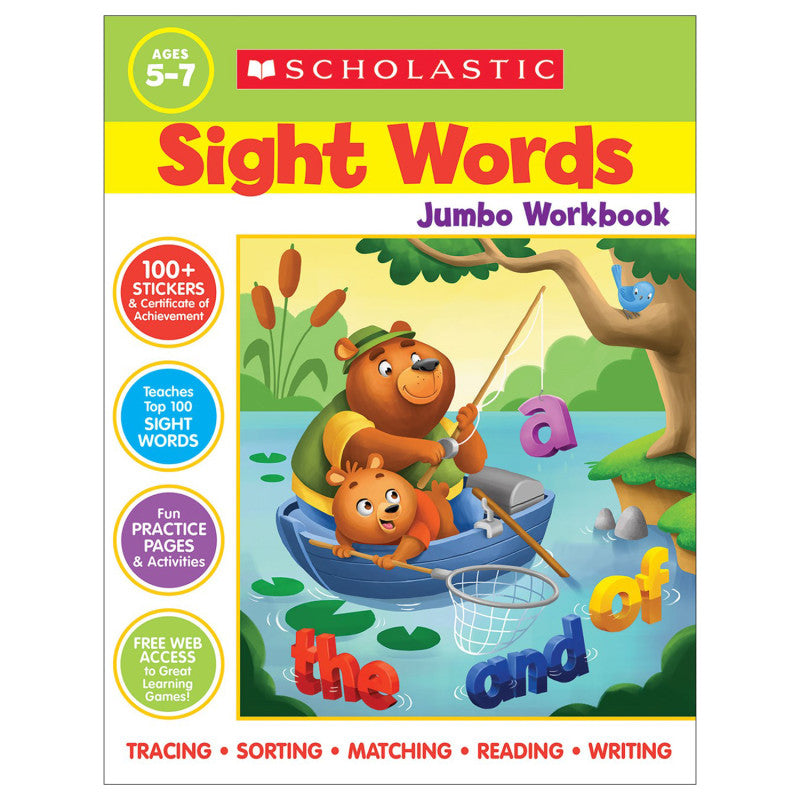 Scholastic Sight Words Jumbo Workbook