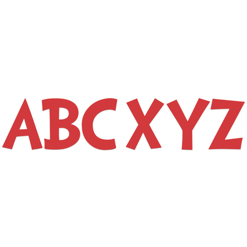 Dr. Seuss&trade; 7" Punch Out Deco Letters, Red, 143 Pieces