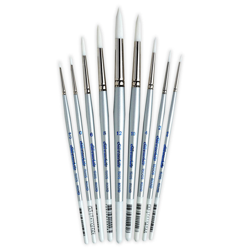 Silverwhite Rounds, 9 Brushes 9afbe81e3d19e7fdd9b9cf2877cac9a9606fdeb4