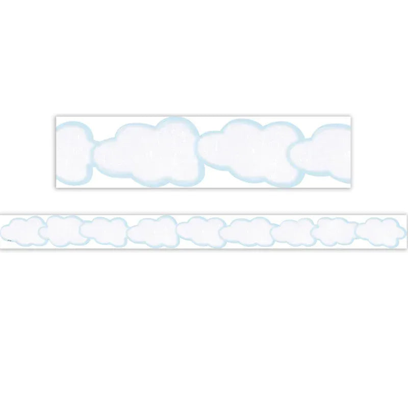 Clouds Die-Cut Border Trim, 35 Feet
