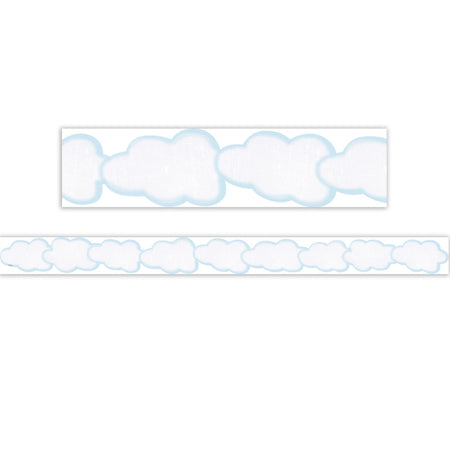 Clouds Die-Cut Border Trim, 35 Feet