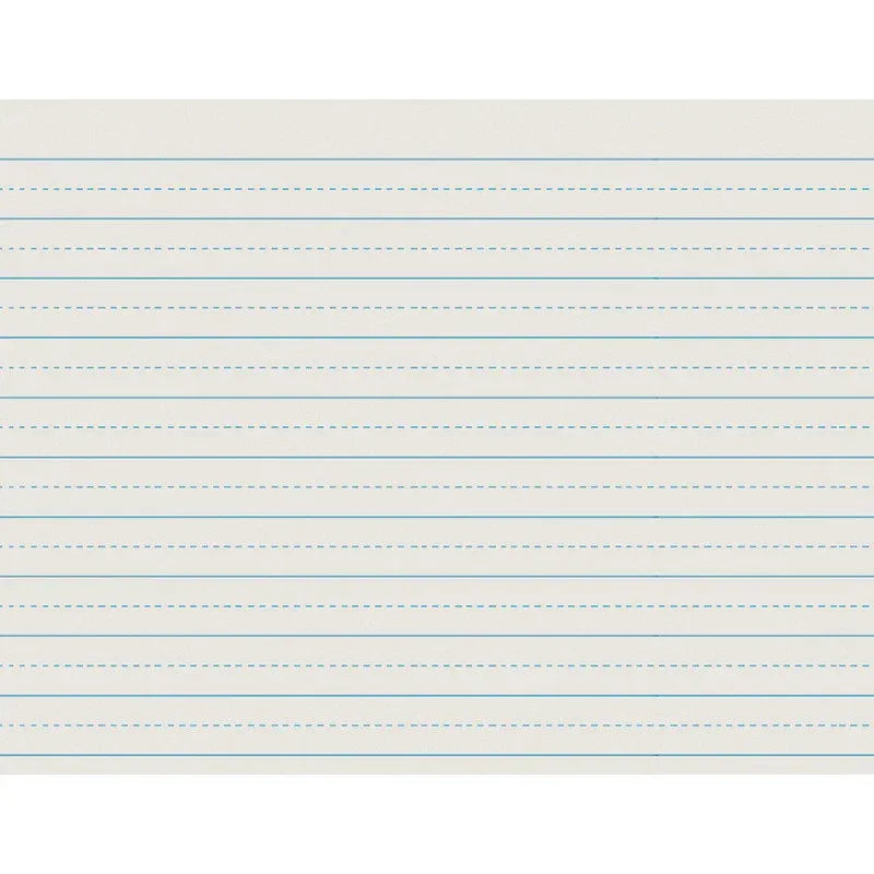 Newsprint Handwriting Paper, Alternate Dotted, Grade 2, 3/4" x 3/8" Ruled Long, 11" x 8-1/2", 500 Sheets