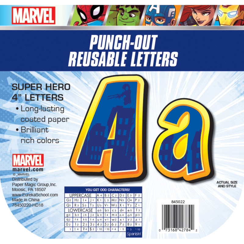 Marvel&trade; Super Hero Adventure Deco Letters, 223 Characters