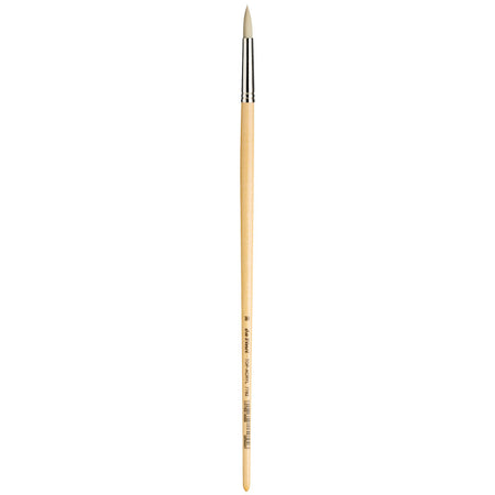 TOP-ACRYL White Brush, Synthetic, Acrylic & Oil, Round, Series 7782, Size 10