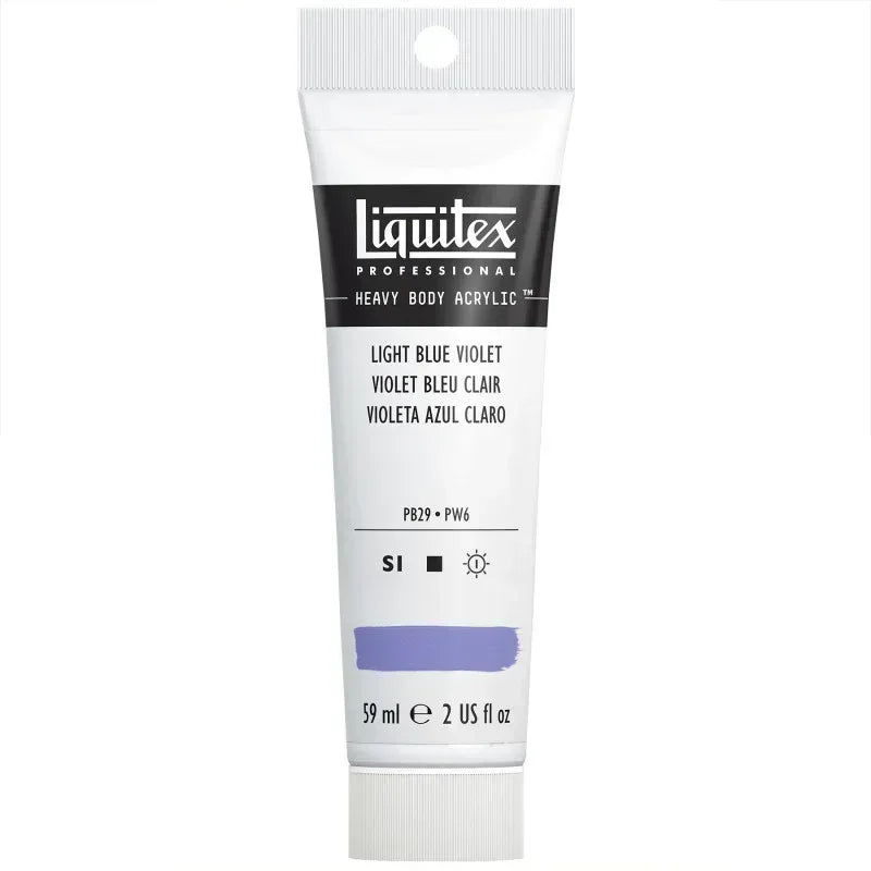 Professional Heavy Body Acrylic Paint, 59 mL Tube, Light Blue Violet