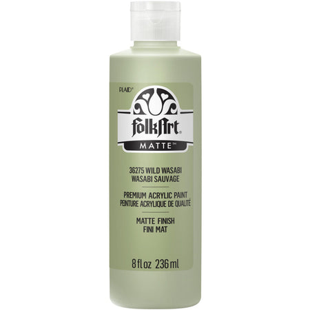 Acrylic Paint Matte, 8oz., Wild Wasabi