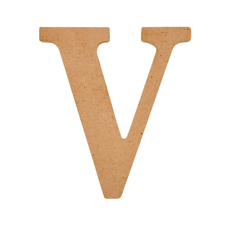 MDF Letter, V, 5 Inch