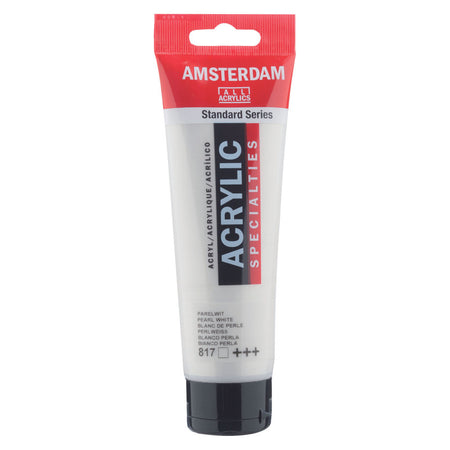 Standard Acrylic Paint, 120ml, Pearl White 817