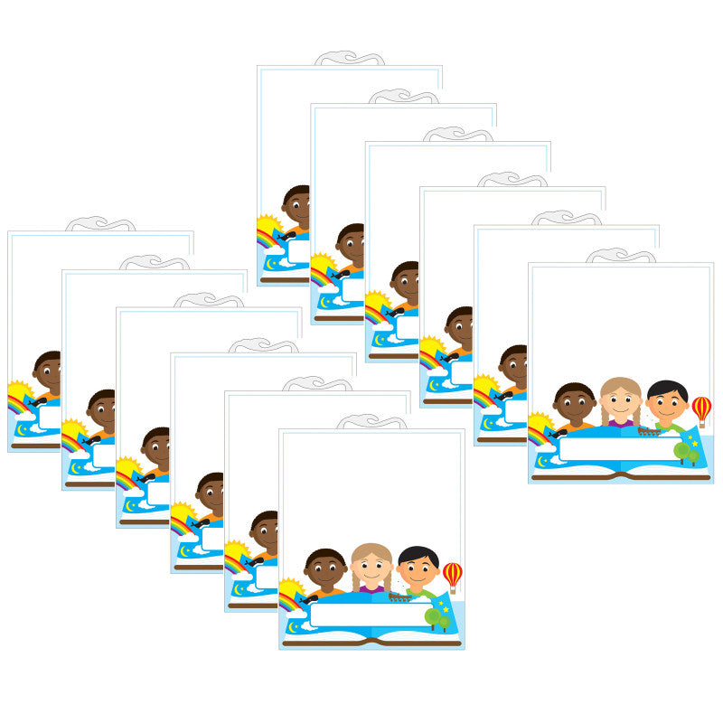 Multicultural File Buddy&trade; Storage Bag, 10.5" x 12.5", Pack of 12