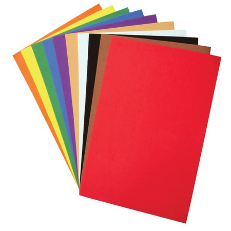Colored Foam Sheet 2mm thick - 12 x 18 inches, 10 pack