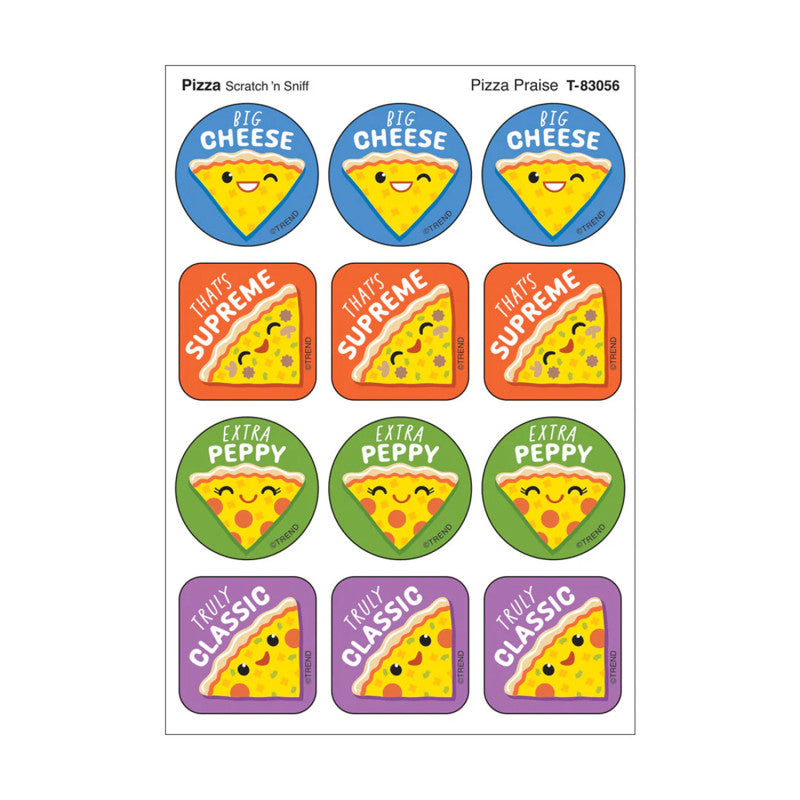 Pizza Praise, Pizza Scent Scratch 'n Sniff Stinky Stickers&reg;, Pack of 48