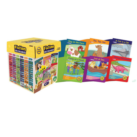 Letters & Sounds Fiction Decodables Boxed Set, Set 1
