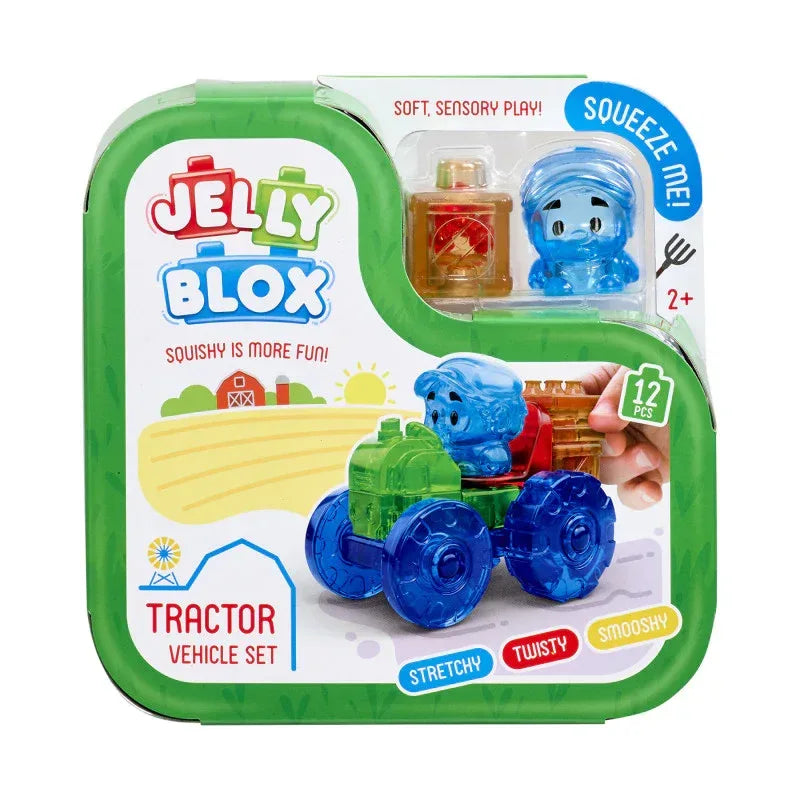 Jelly Blox Tractor Set, 12 Pieces