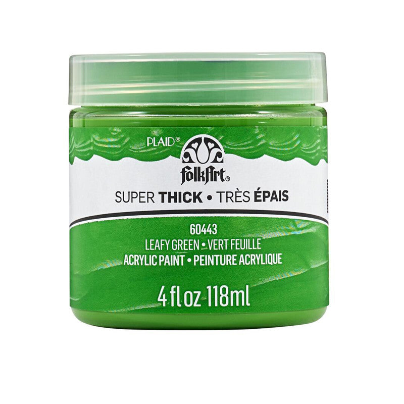 Super Thick Acrylic Paint, 4 oz, Leafy Green