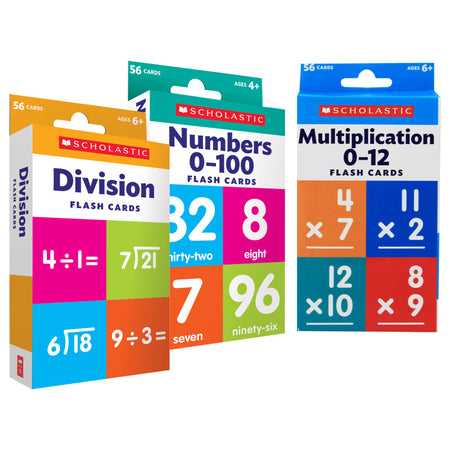 Flash Cards: Math Set 2, 3 Sets