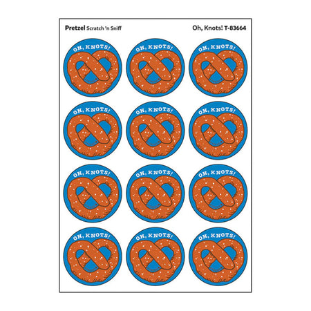 Oh/ Knots!/ Pretzel Scent Stickers, 24 ct.