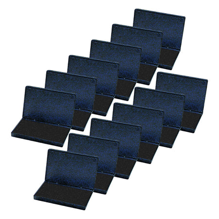 Foam Stamp Pad, Small, 2.75 x 4.25 Inches, Black, Pack of 12