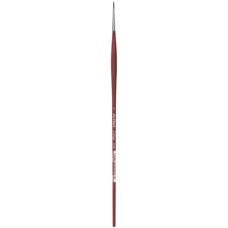 COLLEGE Student Brush, Synthetic, Acrylic & Oil, Round, Series 8730, Size 1