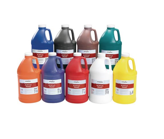 Handy Art® Acrylic Paint 64 OZ. Multi set of 9