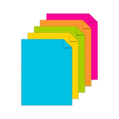 Bright Color Copy Paper, 8.5” x 11”, 24 lb 500 Sheets