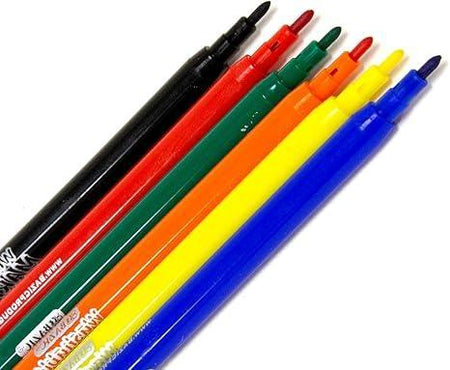 BAZIC Fine Line 12 Classic Colors Washable Markers (BAZ-1280)