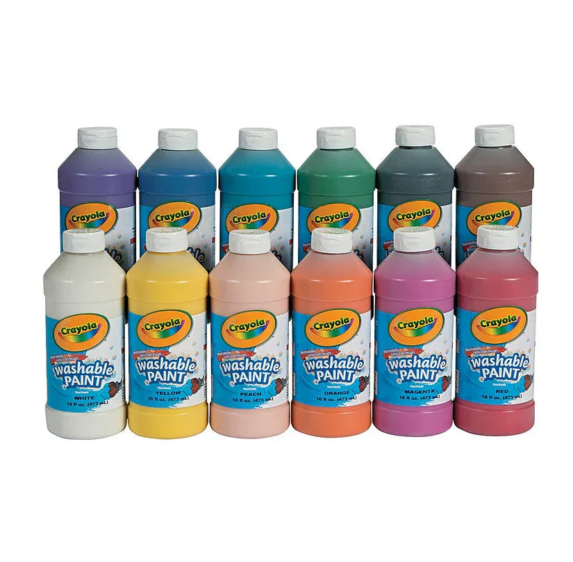 Crayola® Washable Paint 16 OZ. (BIN542016)