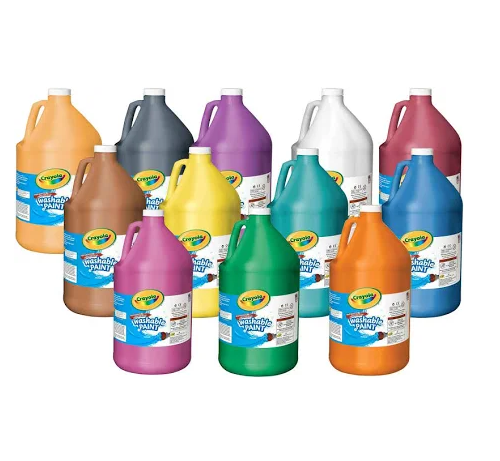 Crayola® Washable Paint Gallon (BIN542128) Multi set of 12