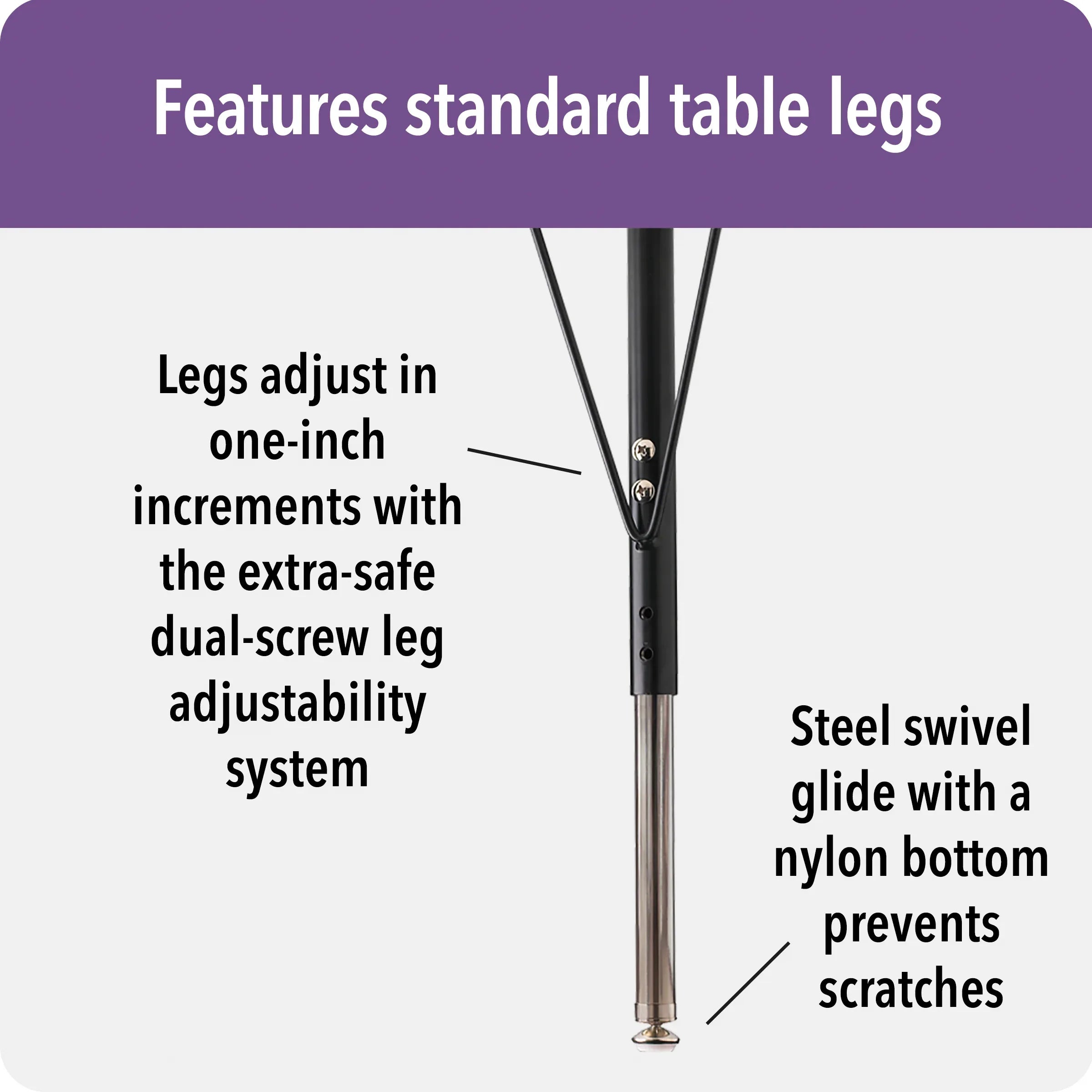 Berries® Rectangle Activity Table - 24" X 48", E-height - Freckled Gray/Green/Gray