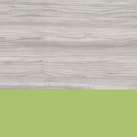 Berries® Rectangle Activity Table - 24" X 36", E-height - Driftwood Gray/Key Lime/Gray