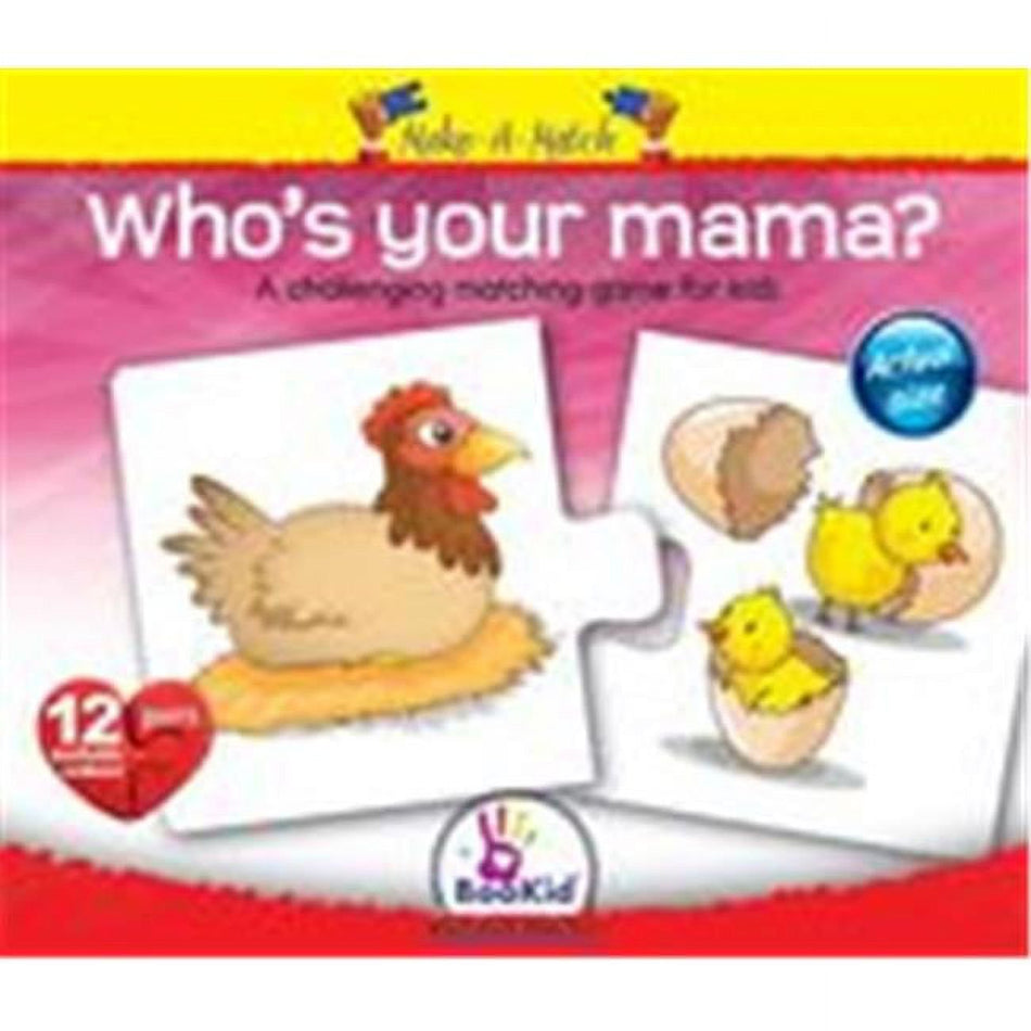 Boo Kids Make A Match Make a Match Puzzles Who's your Mama?