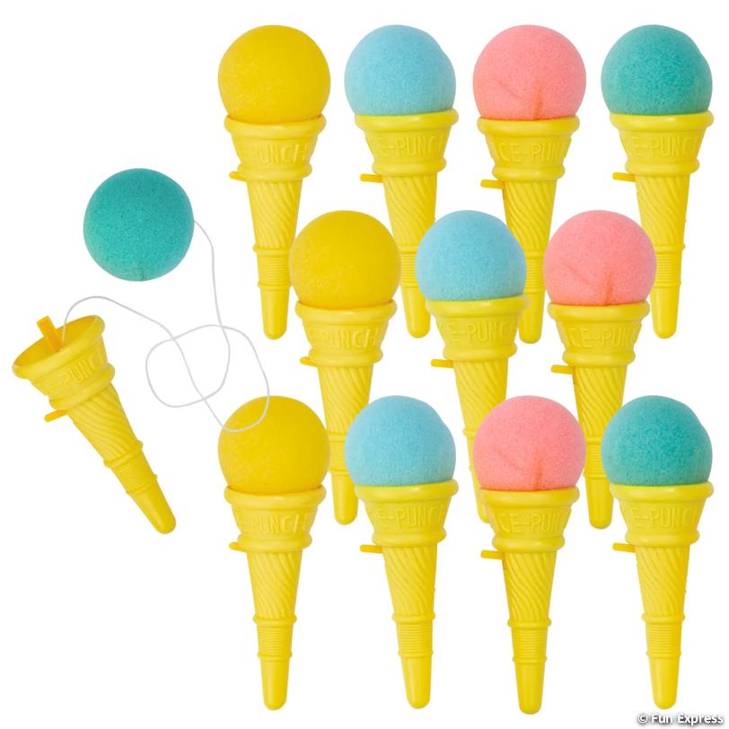Plastic Ice Cream Cone Shooter  - 12/pk